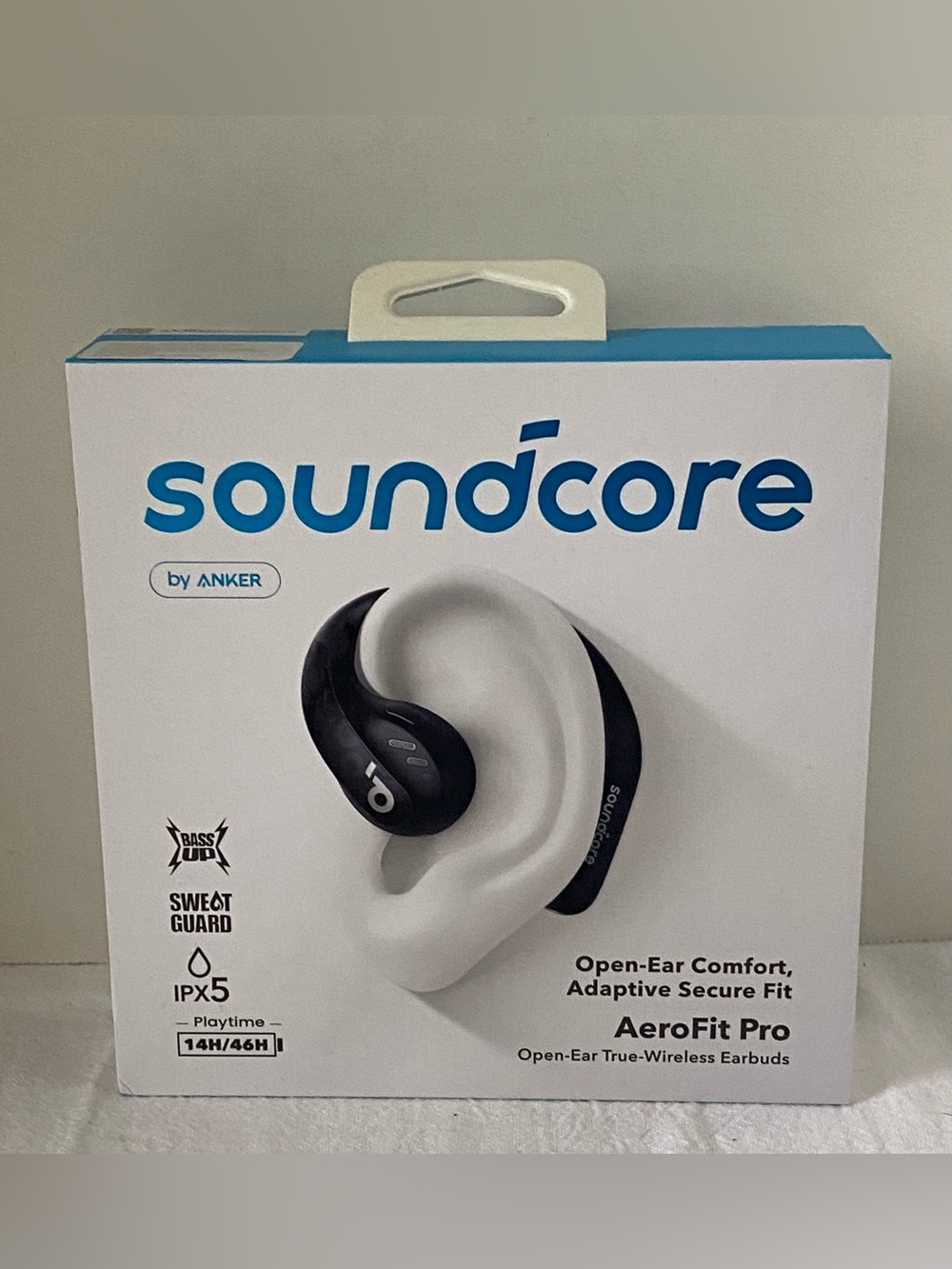 SOUNDCORE AEROFIT PRO OPEN-EAR TRUE-WIRELESS EARBUDS FOR ATHLETES BRAND NEW